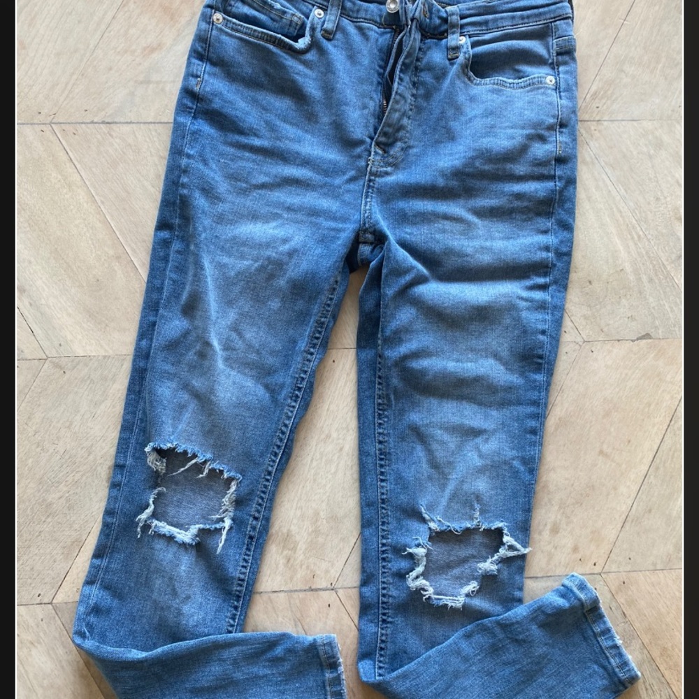 Free People Skinny Jeans, Medium Wash, Size 27